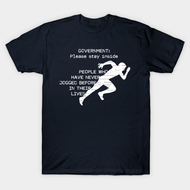 Never Joggers Lockdown T-Shirt by BraaiNinja